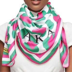 AKA Sorority Leopard Print Scarf